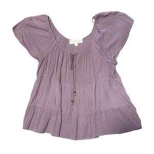 NWOT Hippie Rose Mauve Blouse